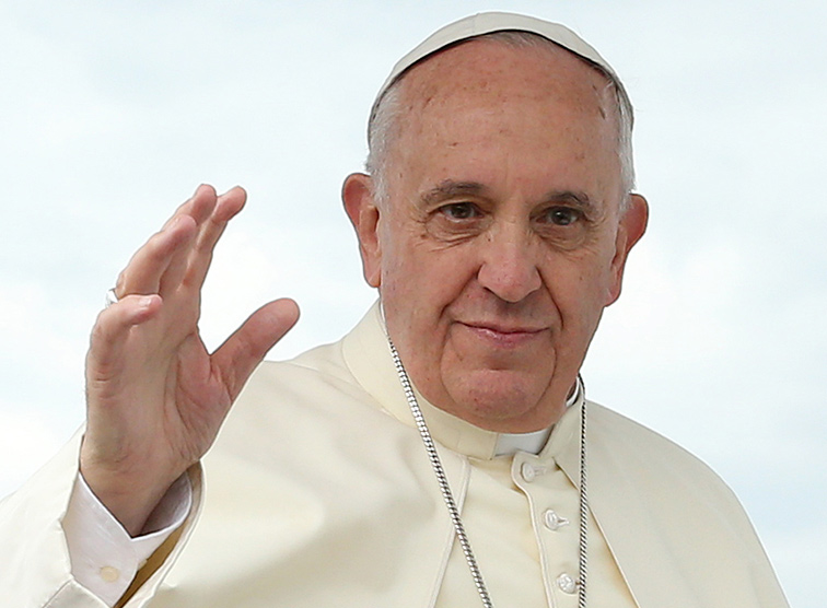 Papst Franziskus, besorgt / Catholic Church of England and Wales