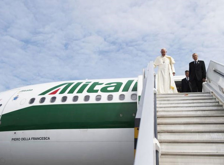 Papst Franziskus vor dem Rückflug / Screenshot/RV Papst Franziskus vor dem Rückflug